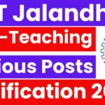 NIT Jalandhar Non-Teaching Recruitment 2025: Notification Out for Various Posts NIT Jalandhar Non-Teaching Recruitment 2025: Notification Out for Various Posts